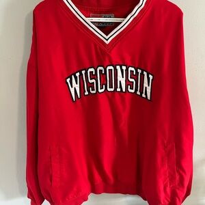 Vintage Wisconsin Pullover Windbreaker